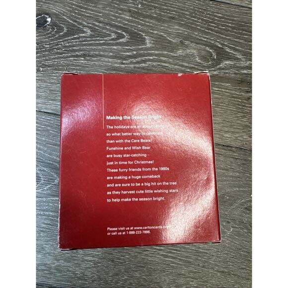 Care Bears Making The Season Bright Heirloom Christmas Ornament Carlton Cards - Picture 7 of 7